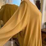 Aerie Mustard Oversized Crew Neck Sweatshirt Photo 2