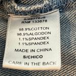 Love Tree  Acid Wash Blue Denim Jean Jacket Trucker‎ Small Photo 6