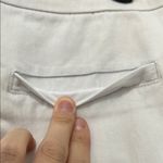 Tribal Pull On Crispy White Skinny Cut Pants w/ Crochet Ankles Photo 13