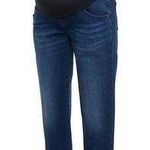 a glow Maternity a-glow crop jeans dark wash size small Photo 0