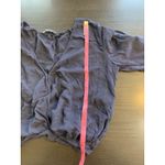 Brandy Melville  Faux Wrap Blouse Navy Blue Tie Back Concert Festival Cute Top‎ Photo 8