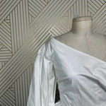 Shona joy Shona‎ Joy Grant One Shoulder Ruched Mini Dress in White Size US 2 Photo 3