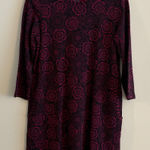 Gudrun Sjoden Long Sleeve Crewneck Dress Women’s Small Red Black Photo 0