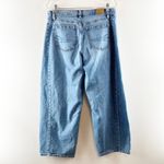 American Eagle  Dreamy Drape Strigid Barrel Jeans Blue 10 Long Photo 5