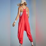 Free People Movement NWT Hot Shot Onesie Jumpsuit Winterberry Size S Red Photo 1