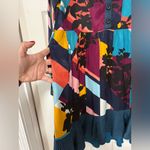 Anthropologie  Maeve Women's Gillian Abstract Colorblock Shirt Dress Size M Photo 5