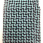 Charter Club  Lexington Straight Dark Green Houndstooth Pants Size 6 Photo 2