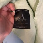 Adeptt Women's Rowan's Linen Assymetrical Blouse Tea Green XL Lagenlook Oversize Photo 11