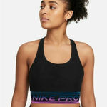 Nike Pro Med Pad NP Mesh Sports Bra Size Medium Photo 0