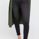 American Eagle  Outfitters 360 Next Level Stretch Lace Up Denim Jean in Black Photo 0