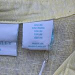 Cynthia Rowley  Size Medium Linen Pearl Button Down Women’s Crop Shirt Photo 4