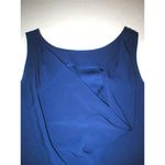 Womens NWT $600 Worth New York 10 Dress Dark Blue USA Blueberry Low Back Crepe Photo 3