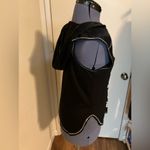 EVCR ACTIVE Hooded Sleeveless Mesh Top Tee Motivation Black Size L Photo 1