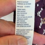 American Eagle Floral Lacey Purple Tank Top Flowy Photo 4