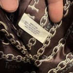 Vintage Tignanello Handbag‎ Black Genuine Leather Purse Tote Photo 11