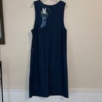 Vintage Denim Christmas Hand Painted Dress Size M Photo 6
