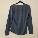 Athleta  Blue Lightweight Long Sleeve Shirt Athletic Active Women's size Large Photo 2