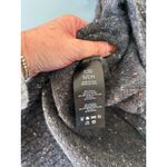 Sweater mock neck size S charcoal grey textured Gray Photo 3