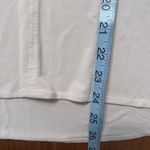 MM.LaFleur MM. LeFleur Women's Bone White V-Neck Long Sleeve Curved Hem Top Size Large Photo 5