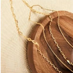 NIP‎ Each Jewels Brand Multi Layer 14k Gold Plated Necklaces Photo 1