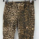 Ashley Mason NWT  Leopard Skinny Cargo Pants Photo 6