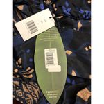 Farm Rio  Black Macaw Forest Tropical Print Tie Cutout Blouson Midi Dress Large Photo 7