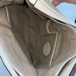 Etienne Aigner  Vintage‎ Linen and Leather Shoulder Bag Photo 9