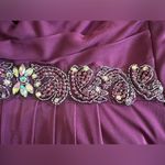 CACHET Dark  Purple Prom Dress GOWN Sz 4 Photo 6