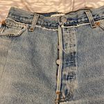 RE/DONE Redone Levis Reconstructed Patchwork Straight Leg / Flare High Rise Jeans Photo 2