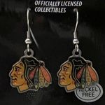 New Chicago Blackhawks officially licensed earrings! Photo 1