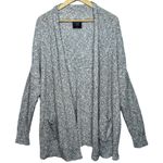 Abercrombie & Fitch Gray Knit Pockets Long Sleeve Cardigan Sweater Top Size L Photo 0