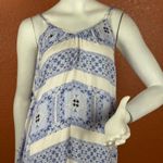 Pink Stitch  Womens Maxi Dress Size 6 Blue Multi Print Spaghetti Straps.  A15 Photo 8