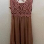 Free People Adella Slip Dress In Rose Size M Photo 2