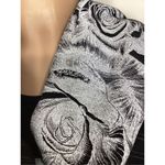 Lauren Moshi New.  black floral stripe scarf. Retails $169 Photo 7