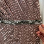 Mac Duggal NWT 93787 Pink Beaded Wrap V-Neck Cap Sleeve Dress Size 14 Photo 8