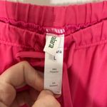 Halara  Mid Rise Elastic Waistband Drawstring Pocket Palazzo Flowy Wide Leg L Photo 4