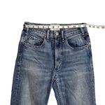 McGuire Denim McGuire Anthropologie Mid-Rise Slim Straight Raw Hem Vintage Denim Jeans Blue 25 Photo 6