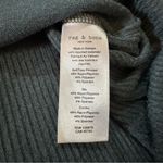 Rag and Bone Women’s Dark Teal V-Neck Sweater, Soft Long Sleeve Top, Size Medium Photo 4