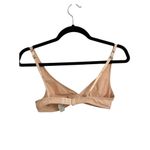 HANRO Bralette Womens 34A Beige Nude Cotton Sensation Soft Cup Wireless Tan Size undefined Photo 1