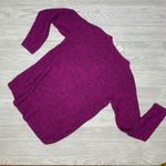 Philosophy  pink and black knit woven long sleeve sweater shirt size small Photo 2