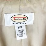 Talbots CHICO’S Silk Blend English Floral Garden Brocade Lined Button Closure Blazer 14W Photo 2