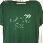 NFL New York Jets Green Faux Stitch Tee Photo 1
