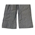 potter's pot Womens  Blue White Stripe Nautical Cropped Wide Leg Jumpsuit Size M Photo 1