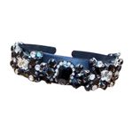 Embellished Black Jeweled Statement Headband Photo 2