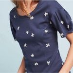 Anthropologie Postmark Navy & Off White Jasmine Floral Top Size Small Photo 13