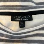 Topshop US 10 Striped Long Sleeve Knit Sweater Dress Casual Photo 5