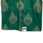 Threads Clasilks Womens XS Kurti Green Gold Photo 6
