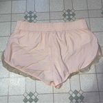 FP Movement Athletic Shorts Women M Ruffle Running Gym Workout Athleisure Travel Pink Size M Photo 3