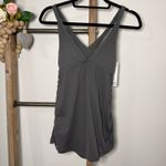 Athleta ‎ Side Scrunch Gray Swim Tank Size Small NWT Photo 1