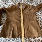 Wall Street Collection Corte Moderno Modern Fit Brown Cotton 2 Button Blazer 6 Photo 13